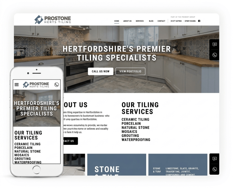 Website design for TILERS
