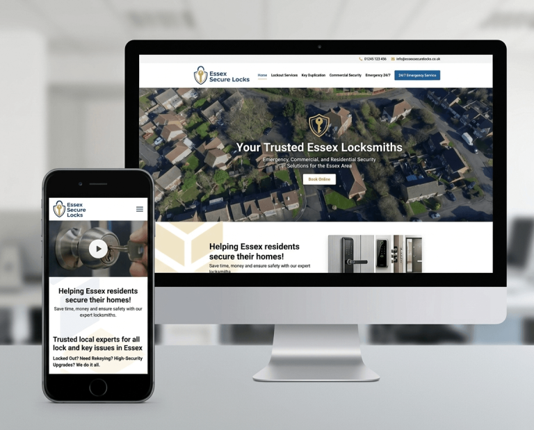 Website Design For Locksmiths project example 3