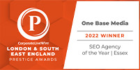 London & South East Prestige Awards 2022 Winner SEO Agency of the Year