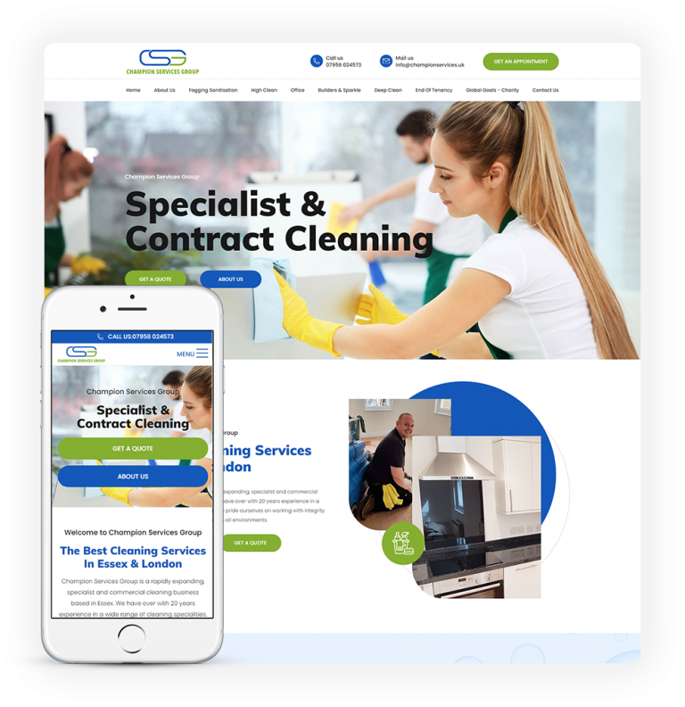 Website design for TRADESMEN