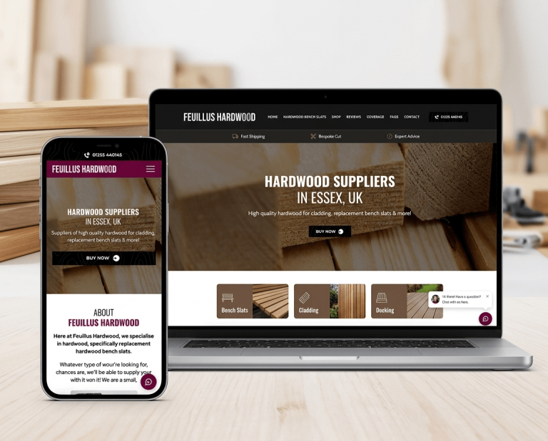 Website Design For Fencing Installers project example 2