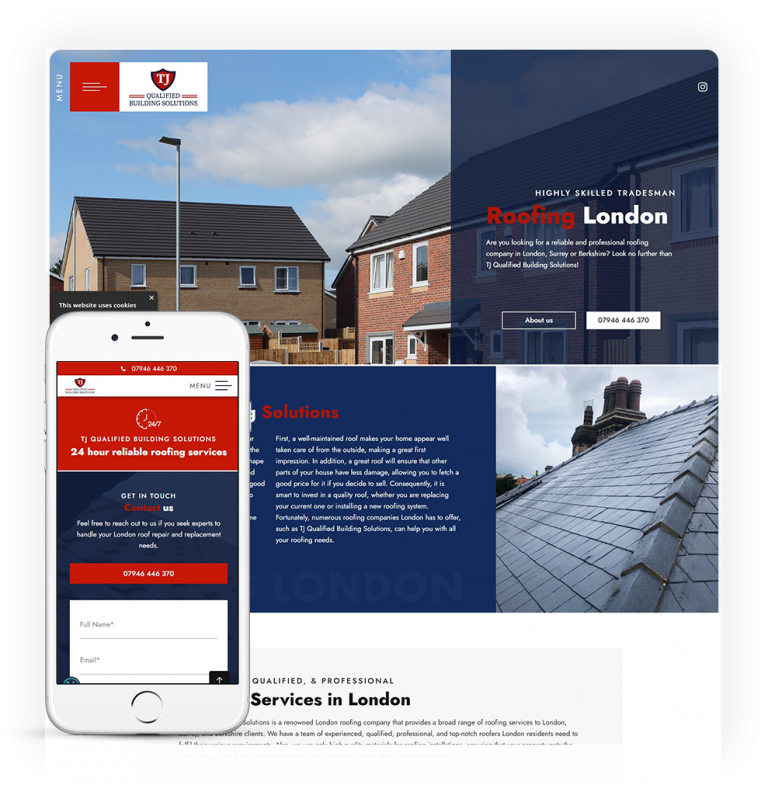Website design for LOFT CONVERSION SPECIALISTS