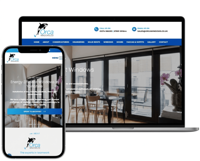 Website Design For Window And Door Installers project example 3