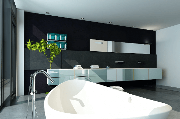 Luxury glass shower bathroom design