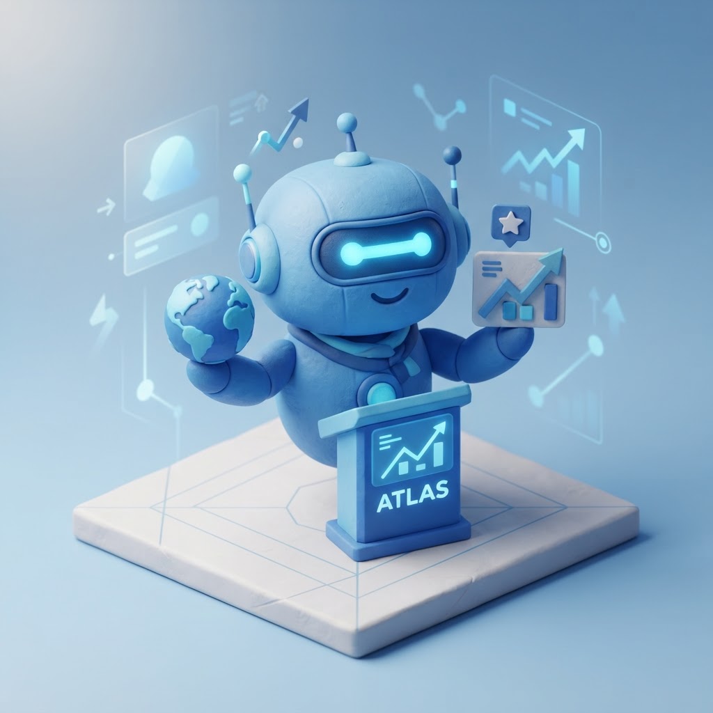 Atlas AI Agent 3D Character