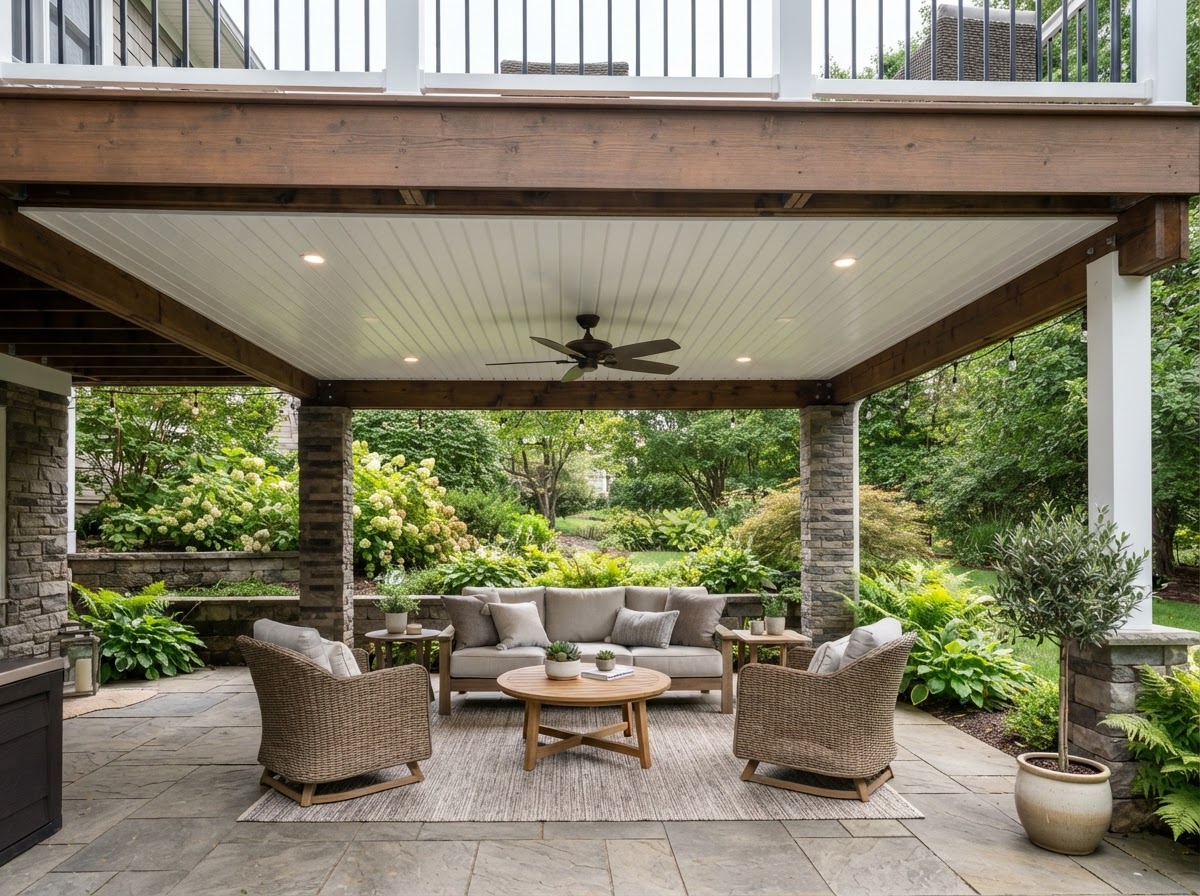 Under-Deck Patio System