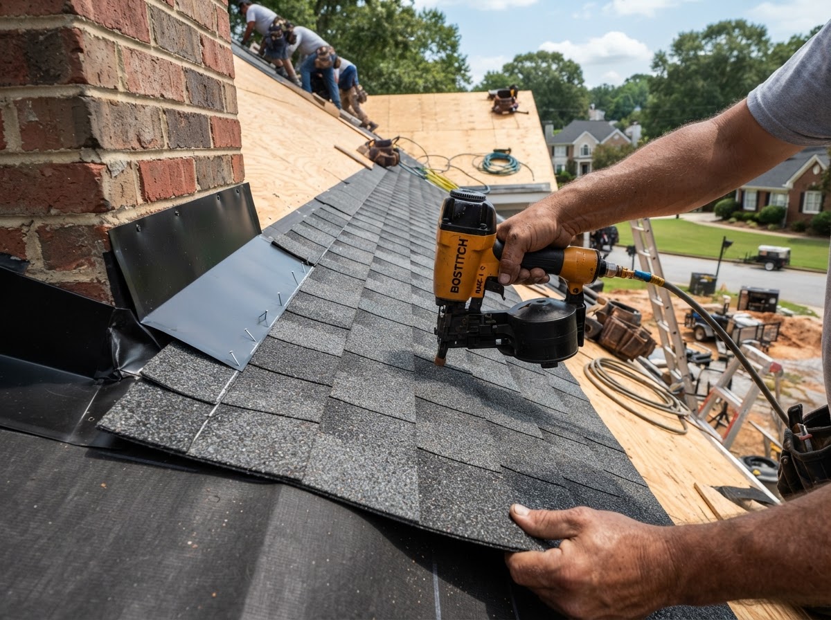 Architectural Roof Replacement — Roofing project in Suwanee, GA