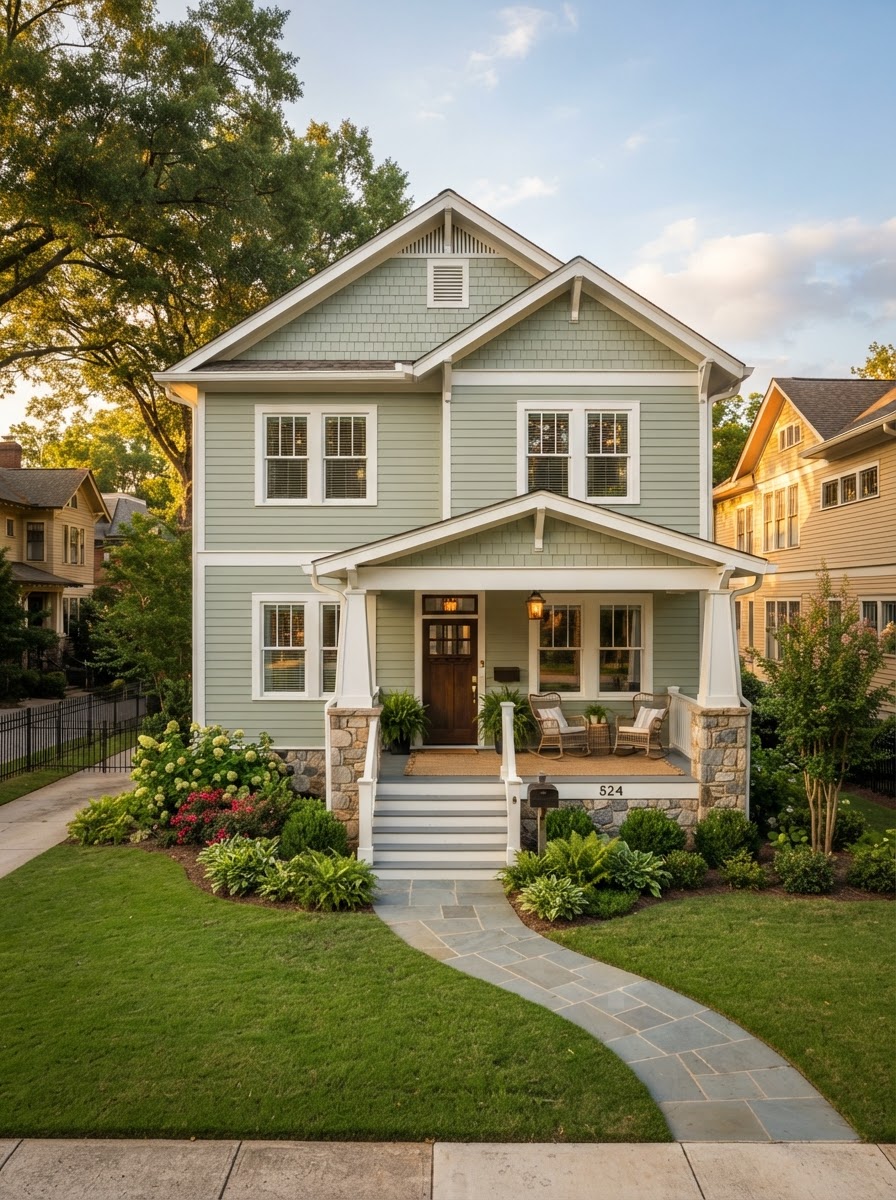Finished Home — exterior painting project