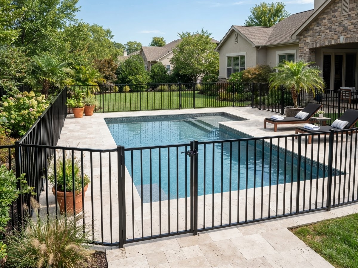 Pool Fencing installed by THE GOAT EXTERIOR