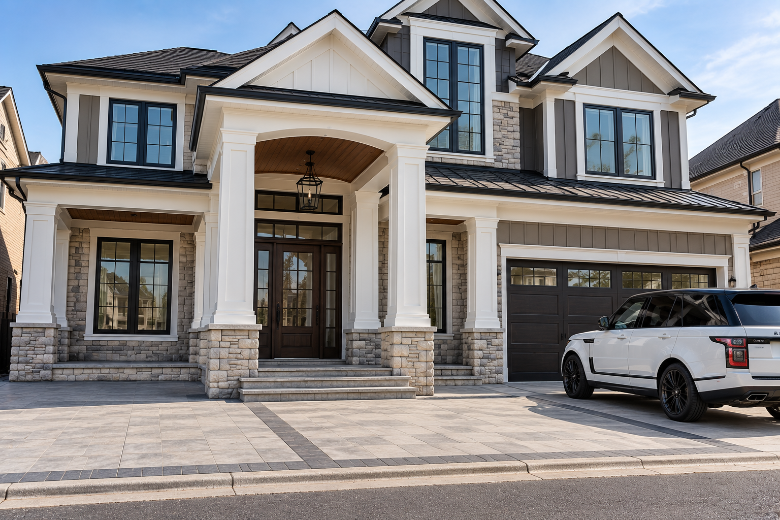 Custom Front Portico