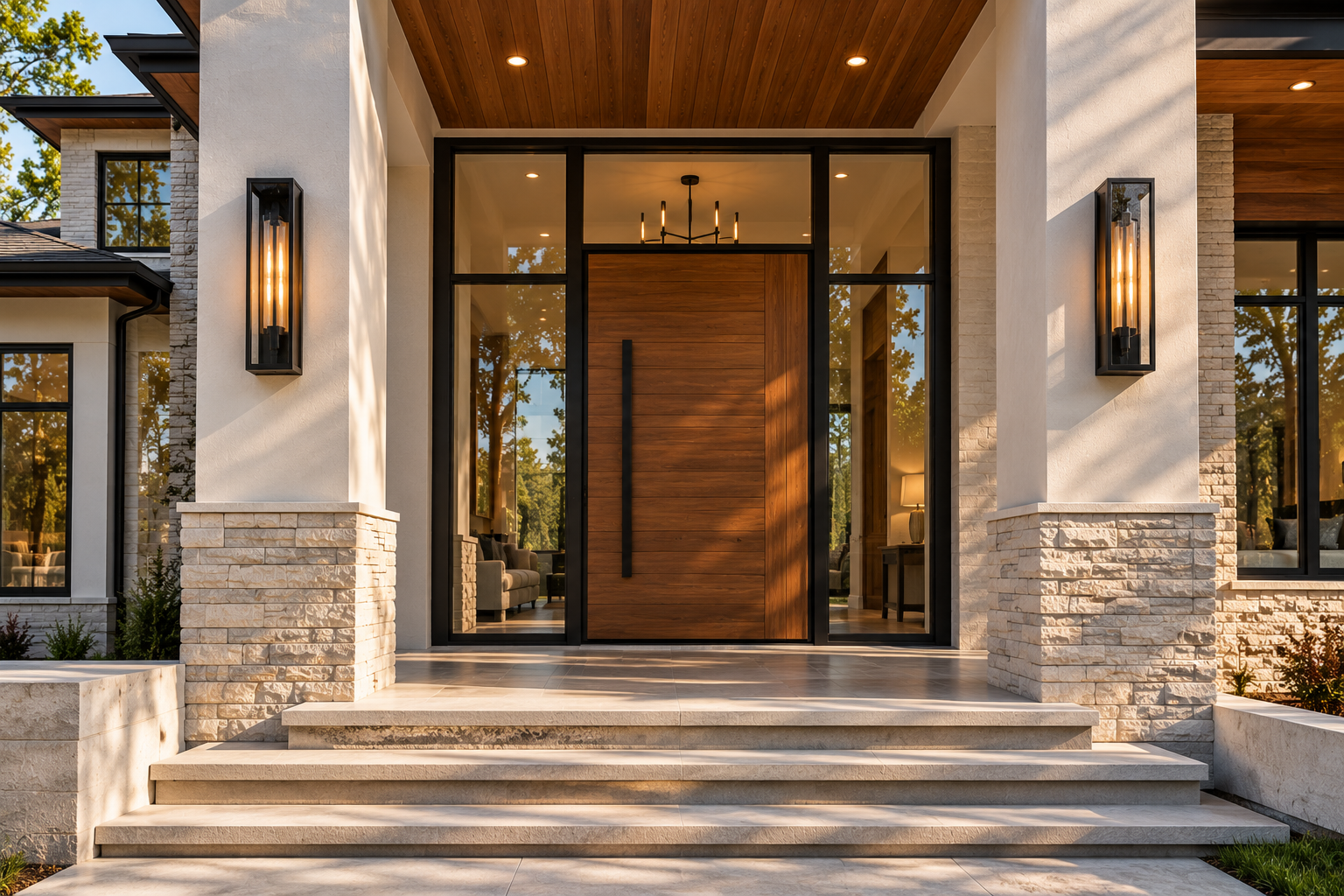 Premium entry door installation by THE GOAT EXTERIOR