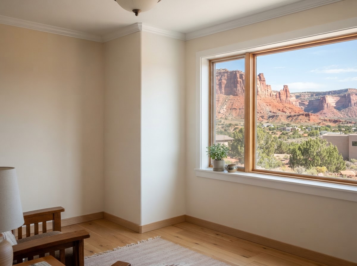 Repaired smooth wall after handyman work Grand Junction CO Captain Ron Handyman