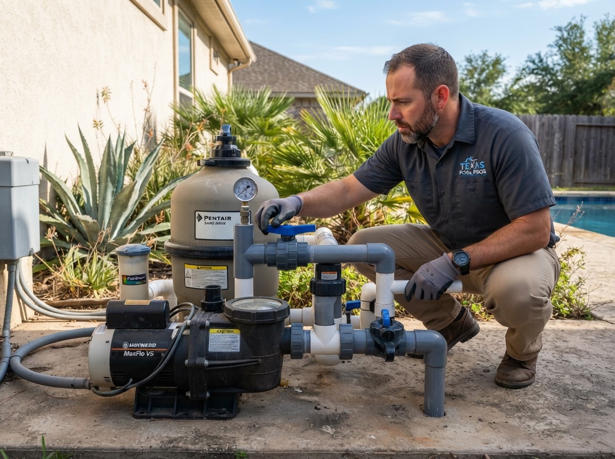 Pool pump repair and inspection in Weslaco