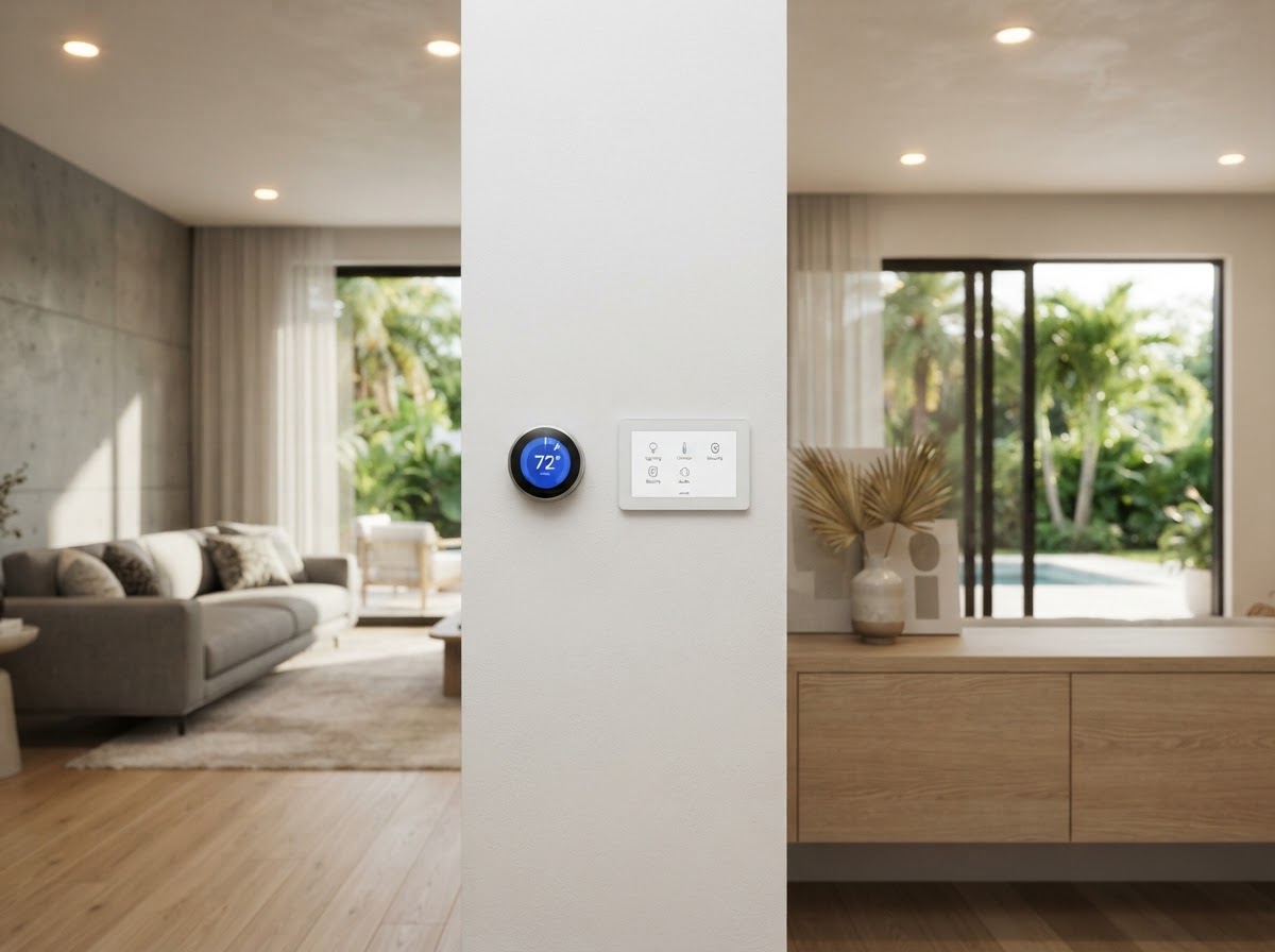 Smart Thermostat & Lighting Automation System installation in Tampa, Florida
