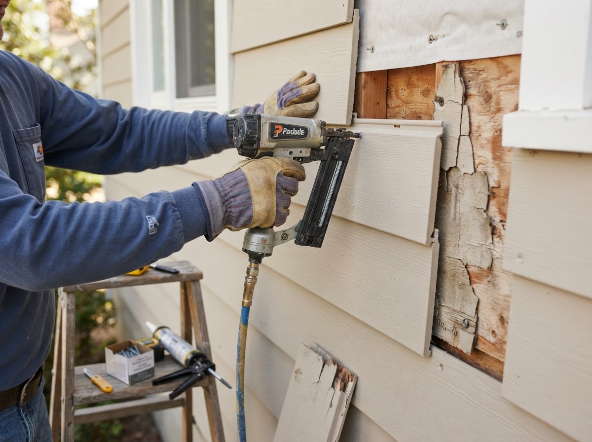Siding Repair by LH Remodeling and Cleaning in Meridian, Idaho