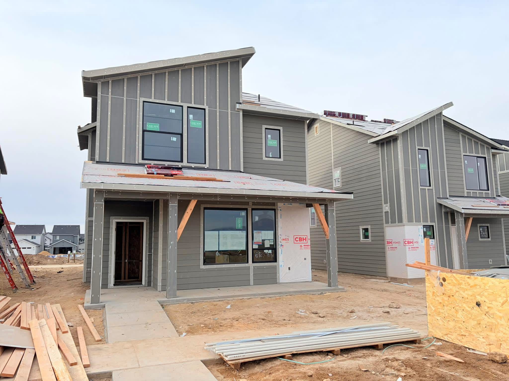 Modern Shed-Roof Residential Subdivision