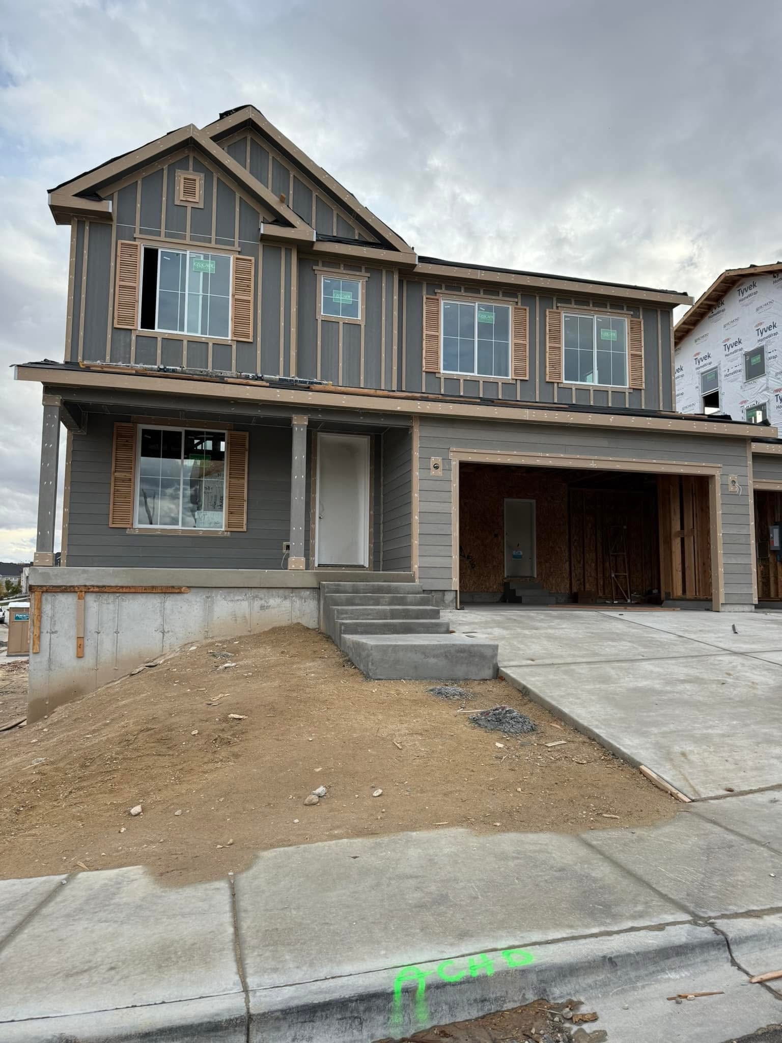 New construction siding installation by LH Remodeling in Meridian, Idaho