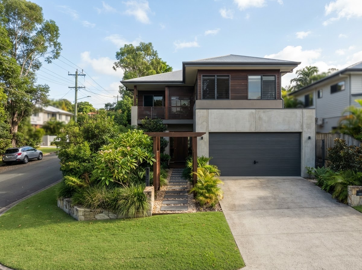 Illustrative Brisbane home garage for the Carindale service area page