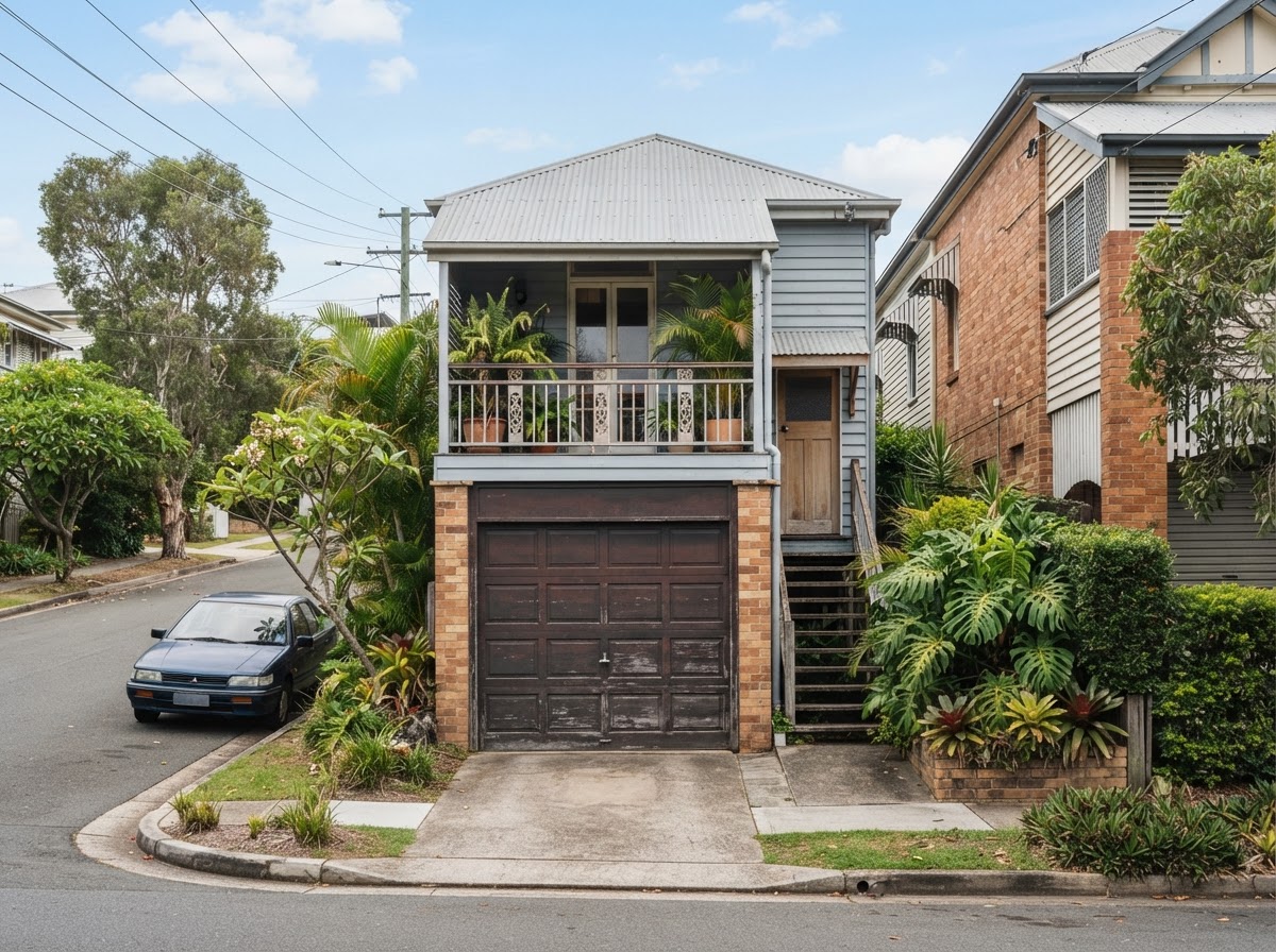 Illustrative Brisbane home garage for the Coorparoo service area page