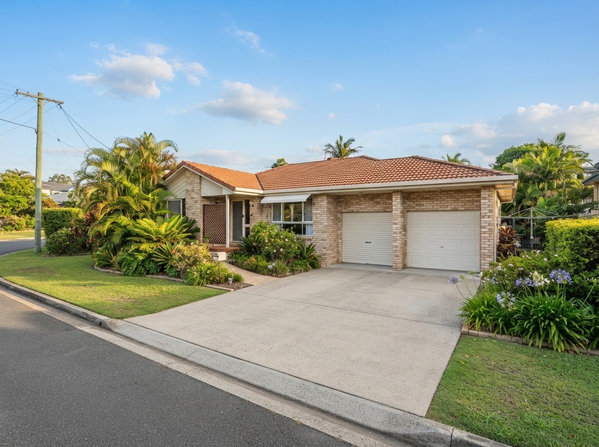 Illustrative Brisbane home garage for the Aspley service area page