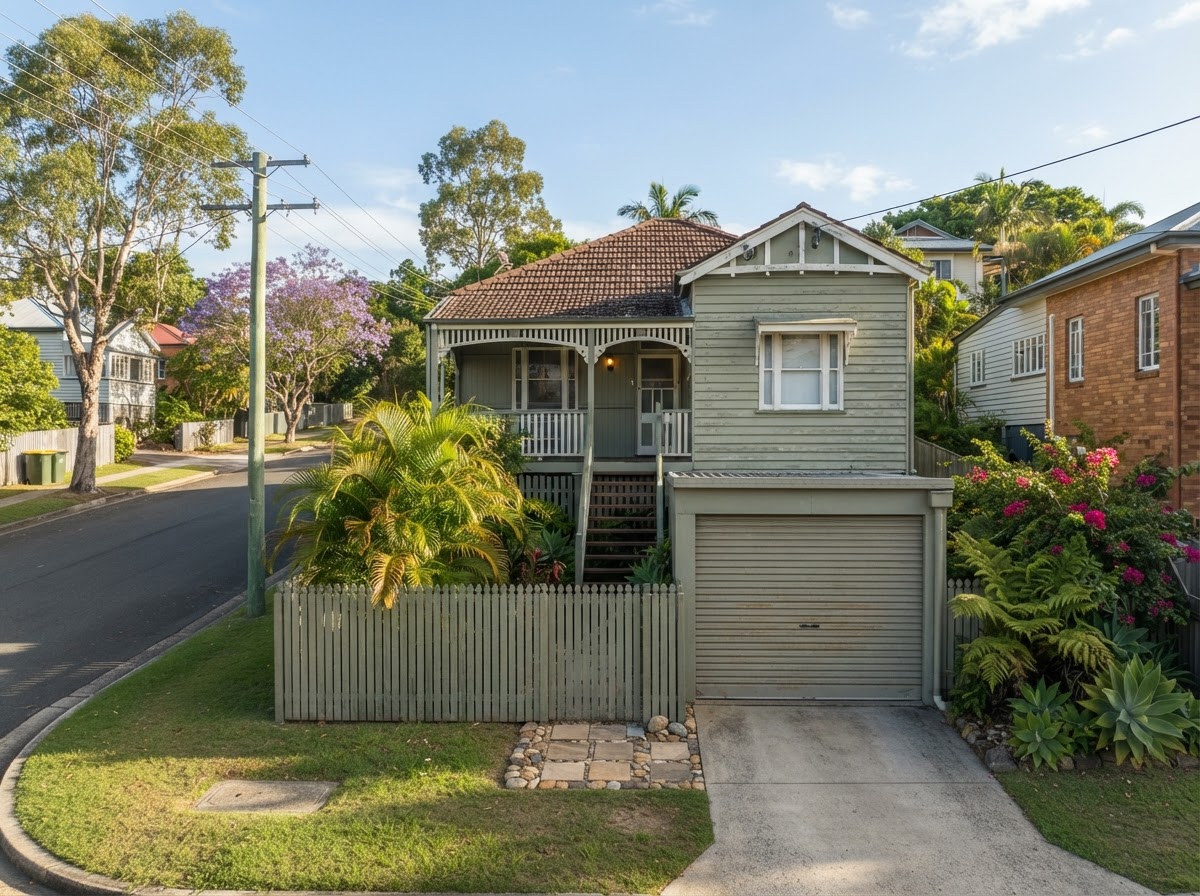 Illustrative Brisbane home garage for the Wynnum service area page