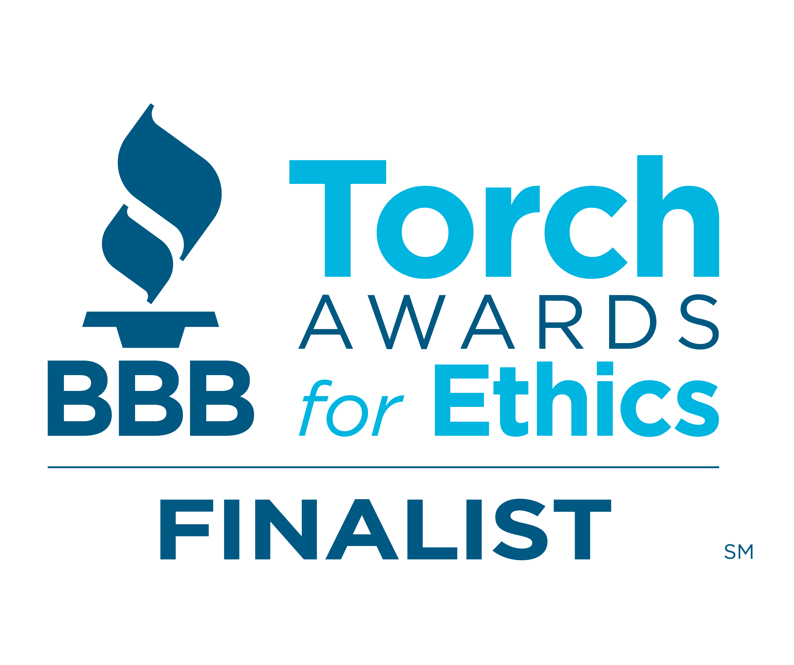 2026 BBB Torch Awards for Ethics Finalist logo — Dream Hot Tubs & Spas