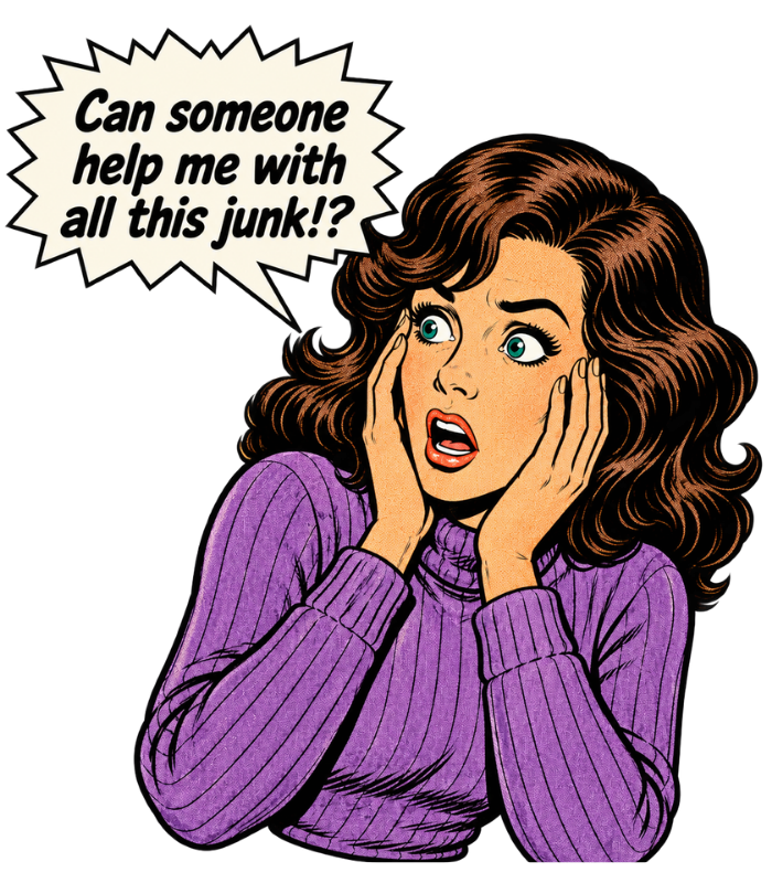 Can someone help me with all this junk!?