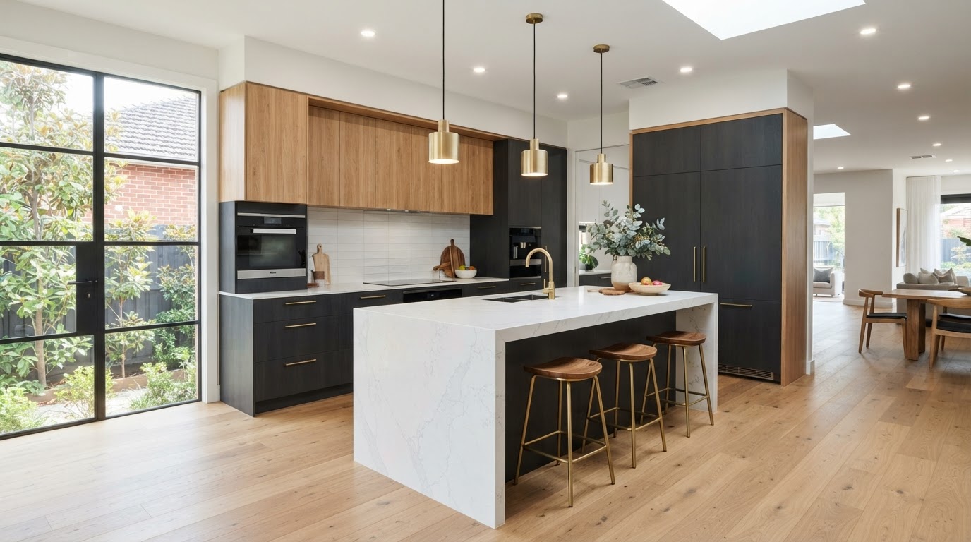 Bespoke luxury kitchen joinery in Melbourne by Lignora Joinery