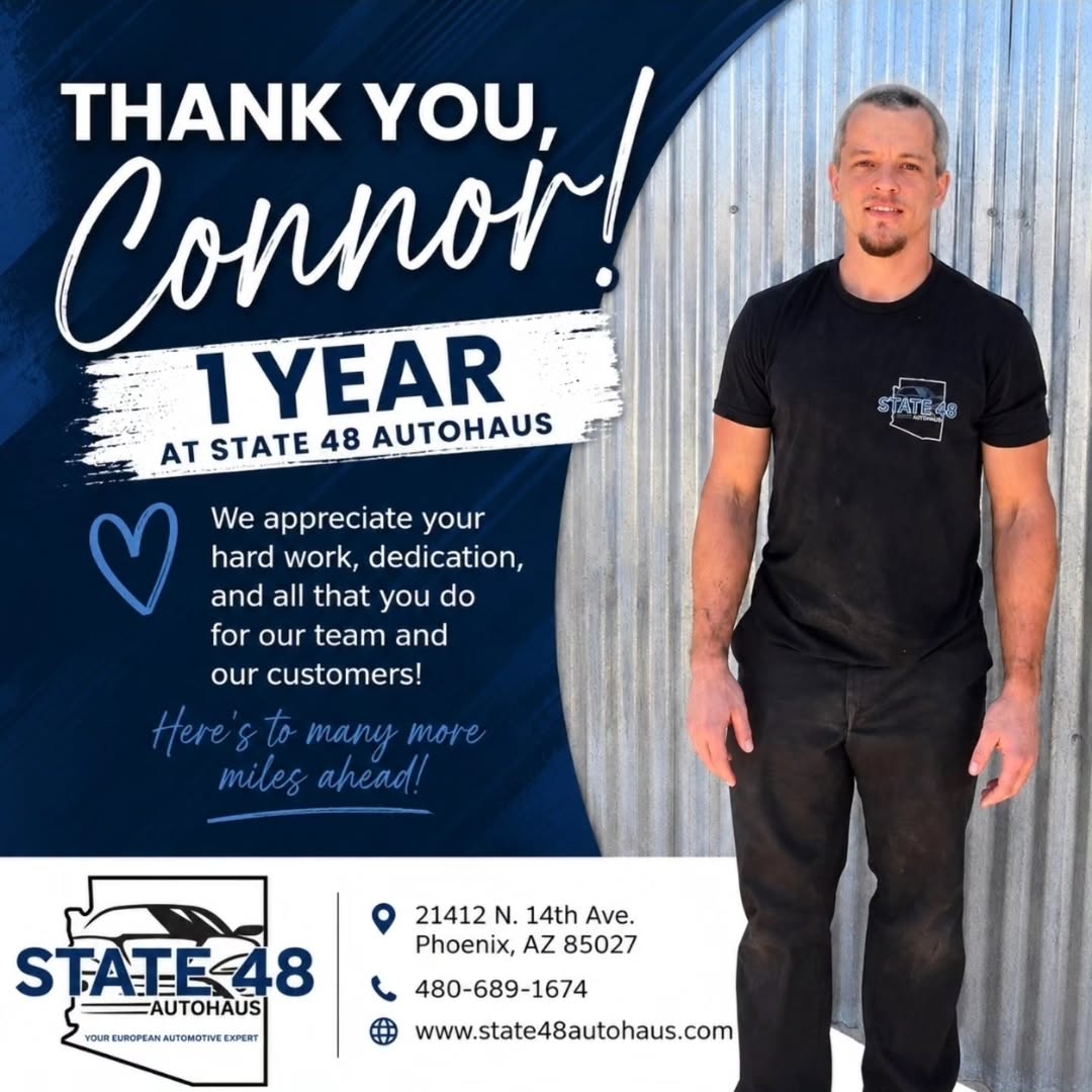 Connor, part of the State 48 Autohaus team in Phoenix