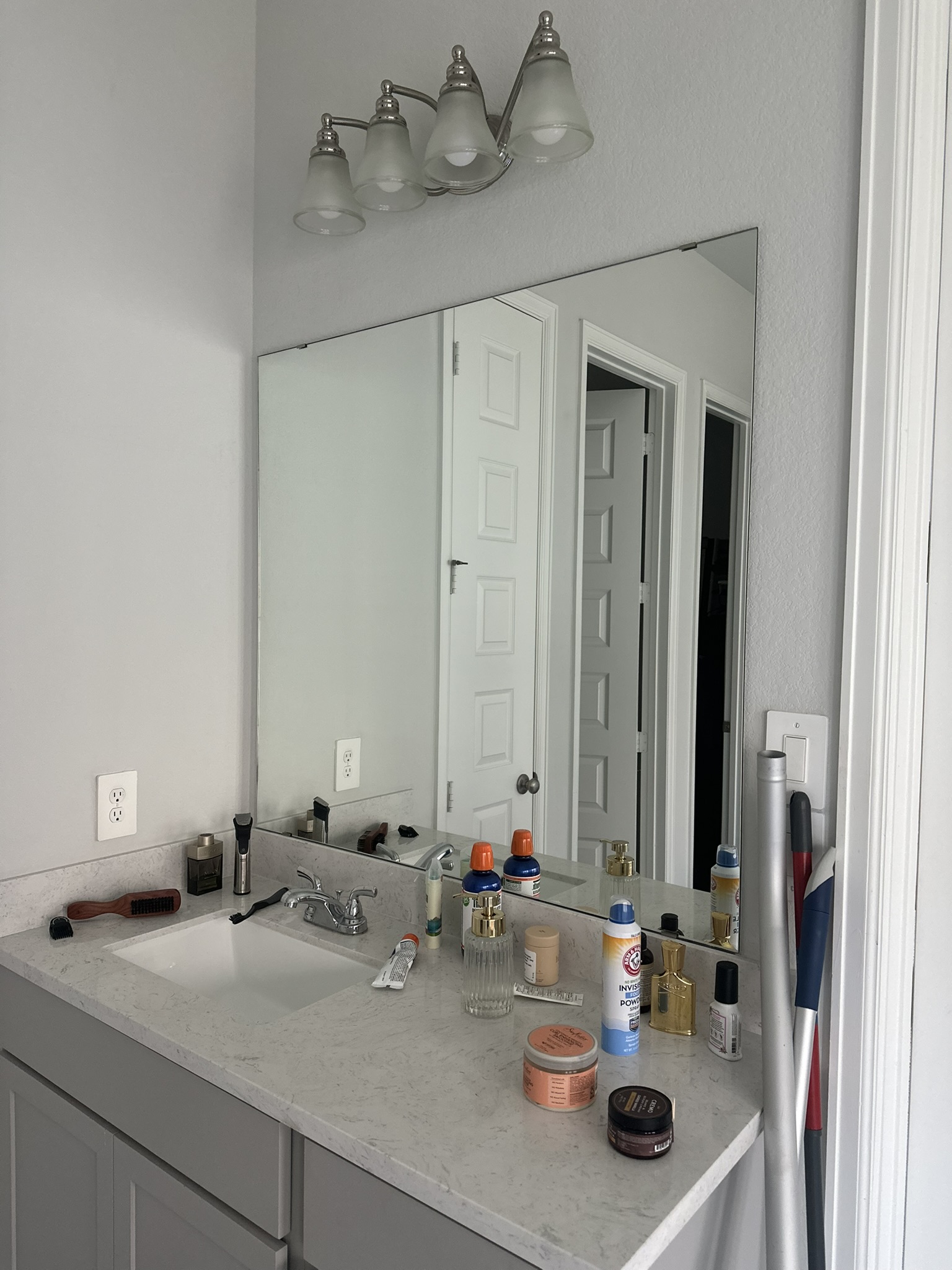 Bathroom Vanity & Mirror Restoration