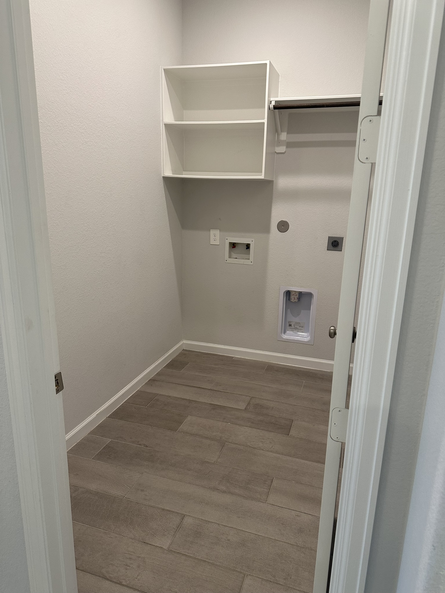Laundry Room & Wood-Plank Tile Scrub