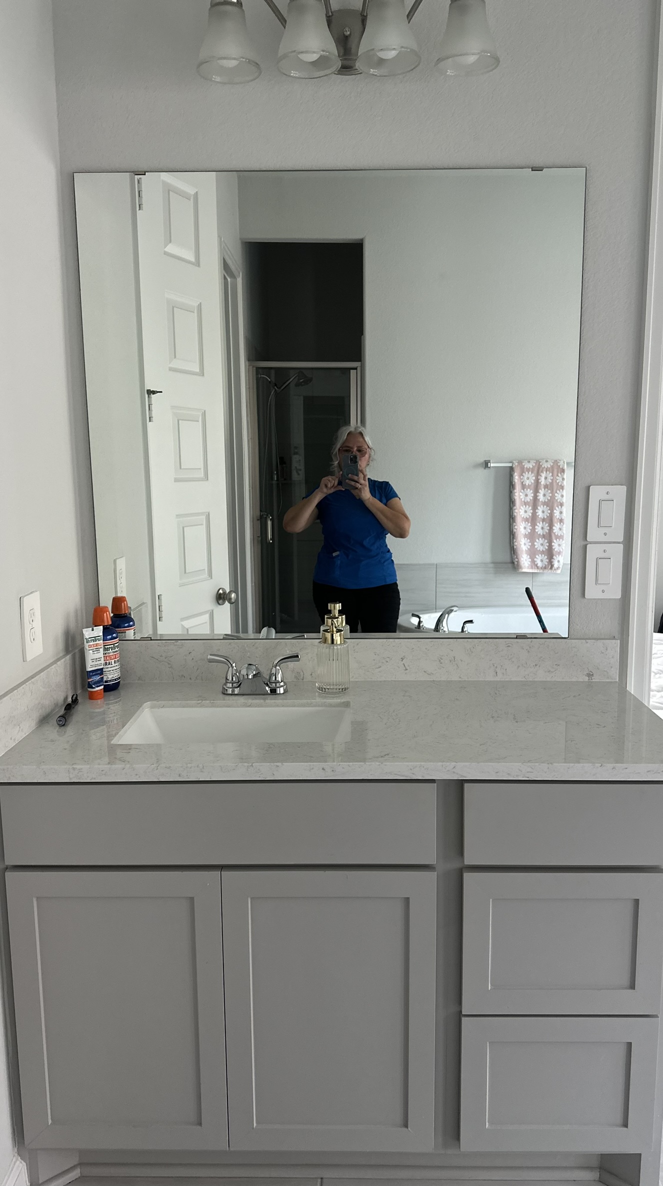 Master Bathroom Vanity & Mirror Polish