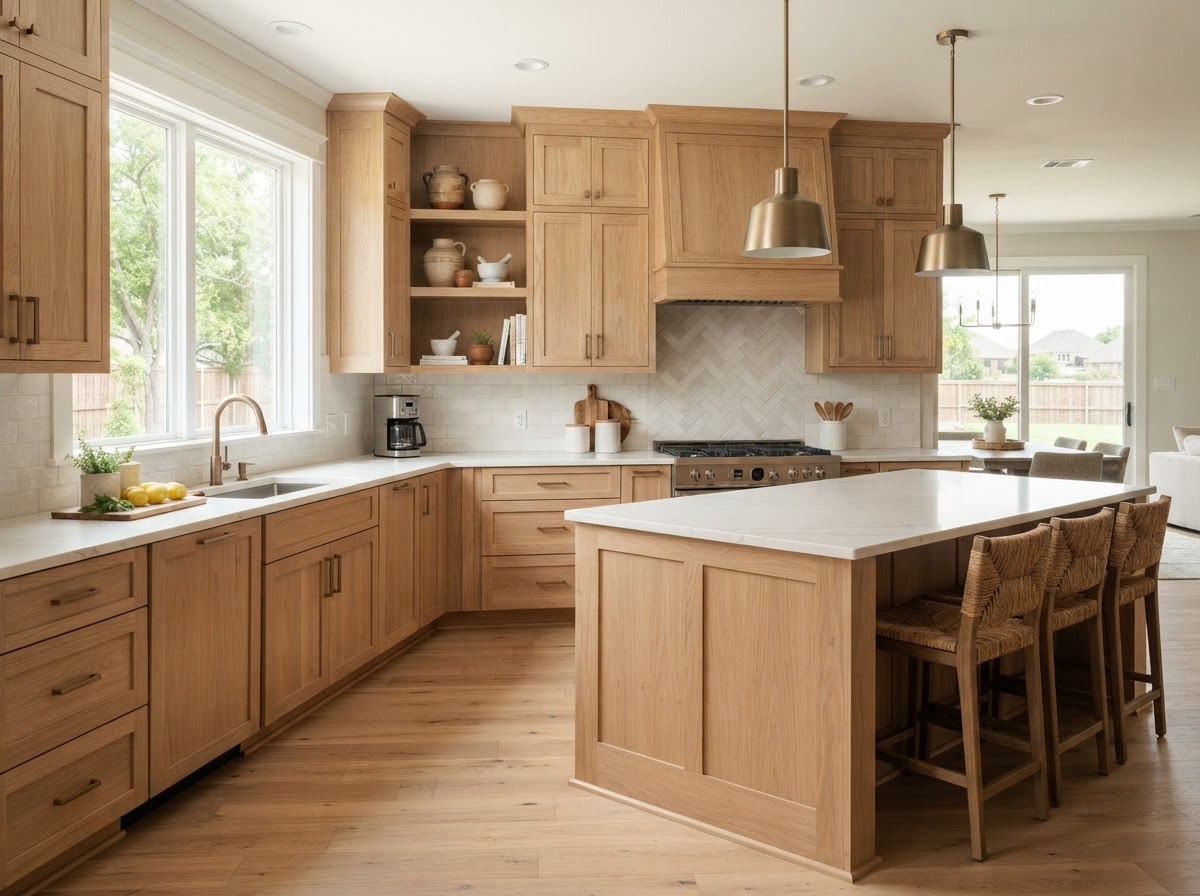 custom kitchen cabinet installation in Sachse TX