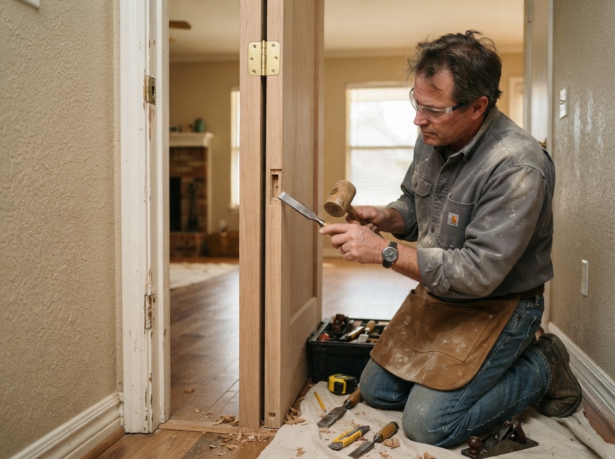 slab door replacement in Sachse TX