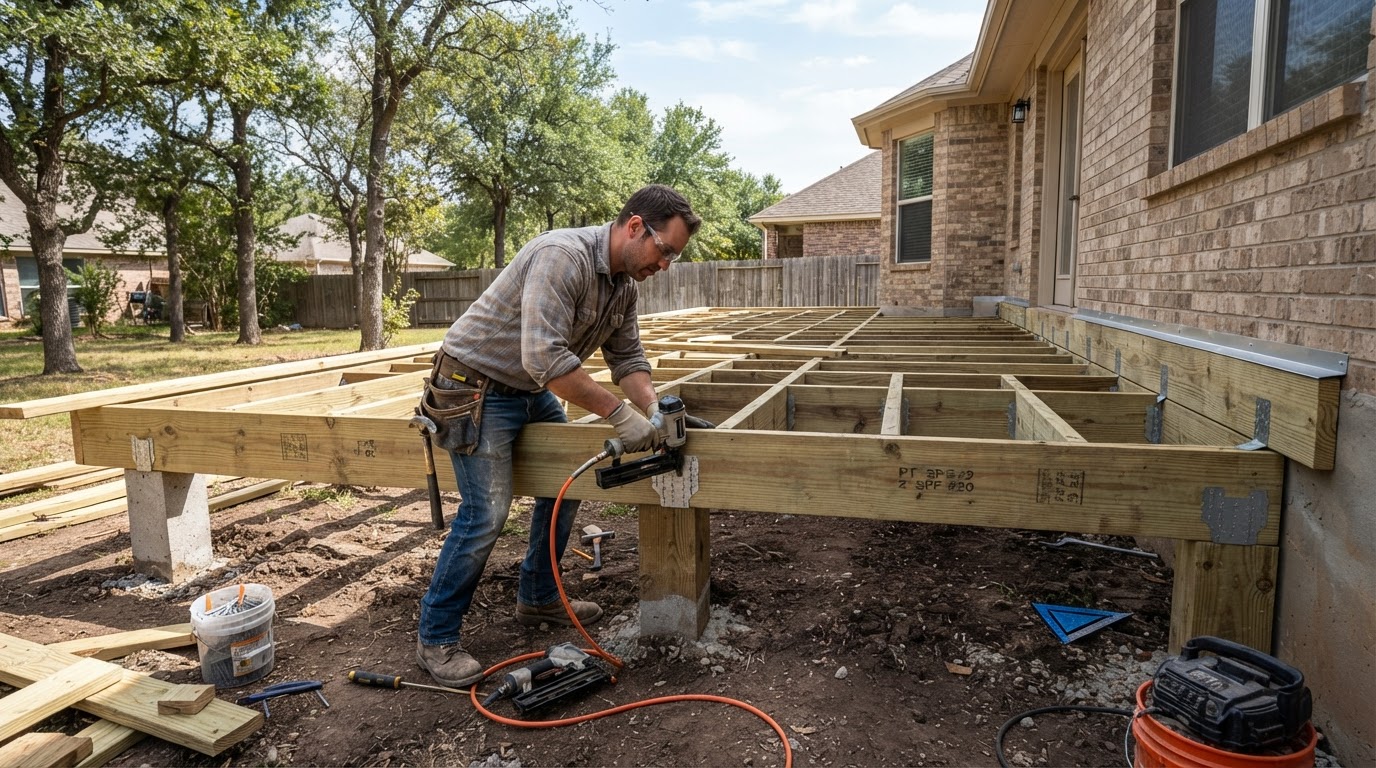 deck construction in Sachse TX