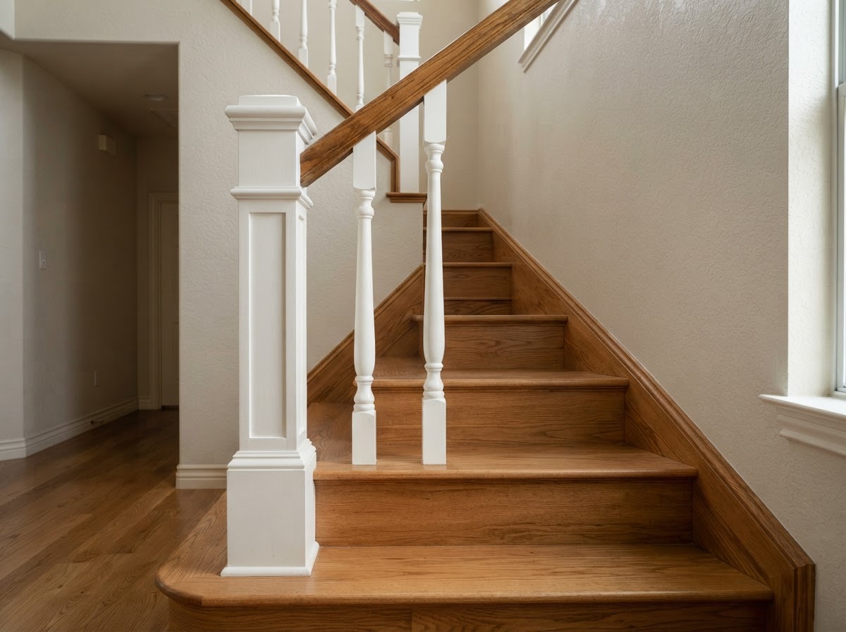 stair and railing carpentry in Sachse TX