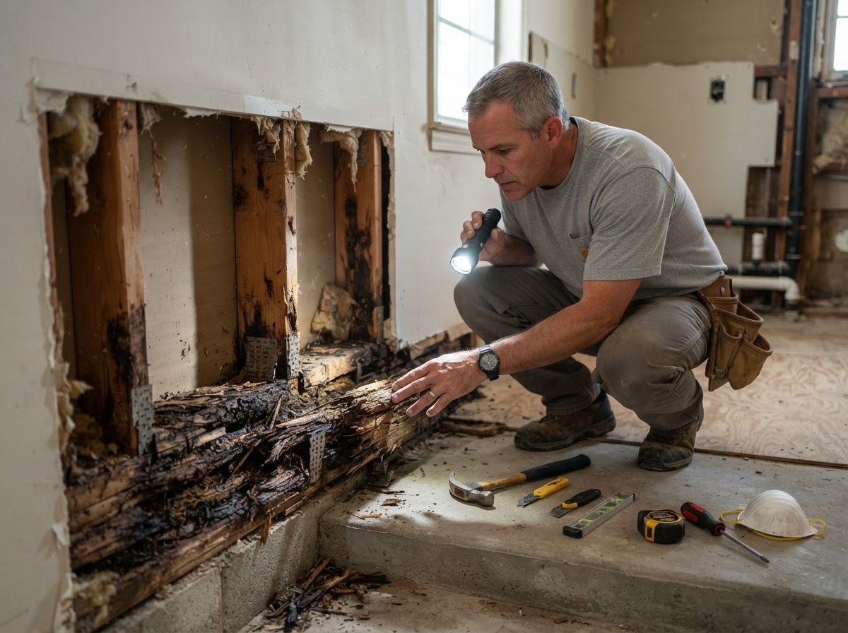 structural wood repair assessment in Sachse TX