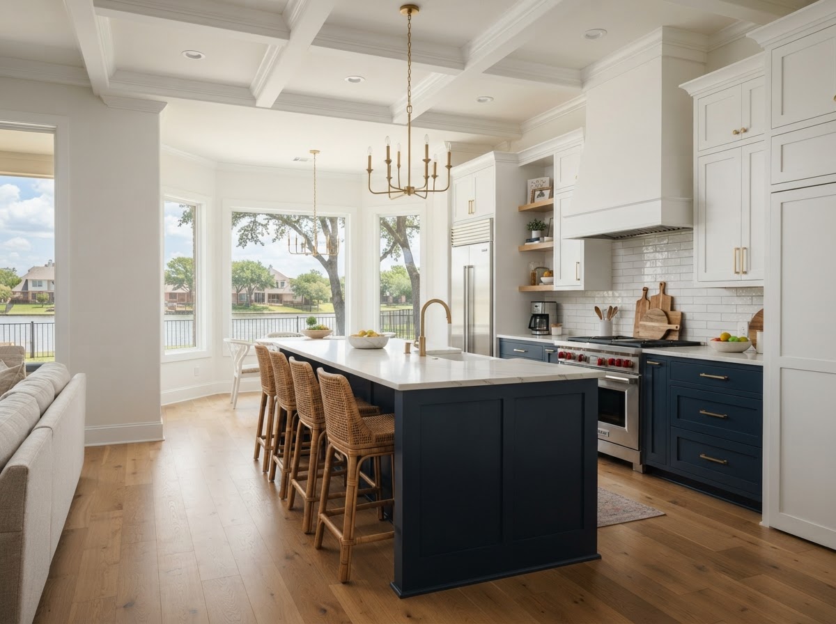 custom cabinetry installed in a Rowlett TX home