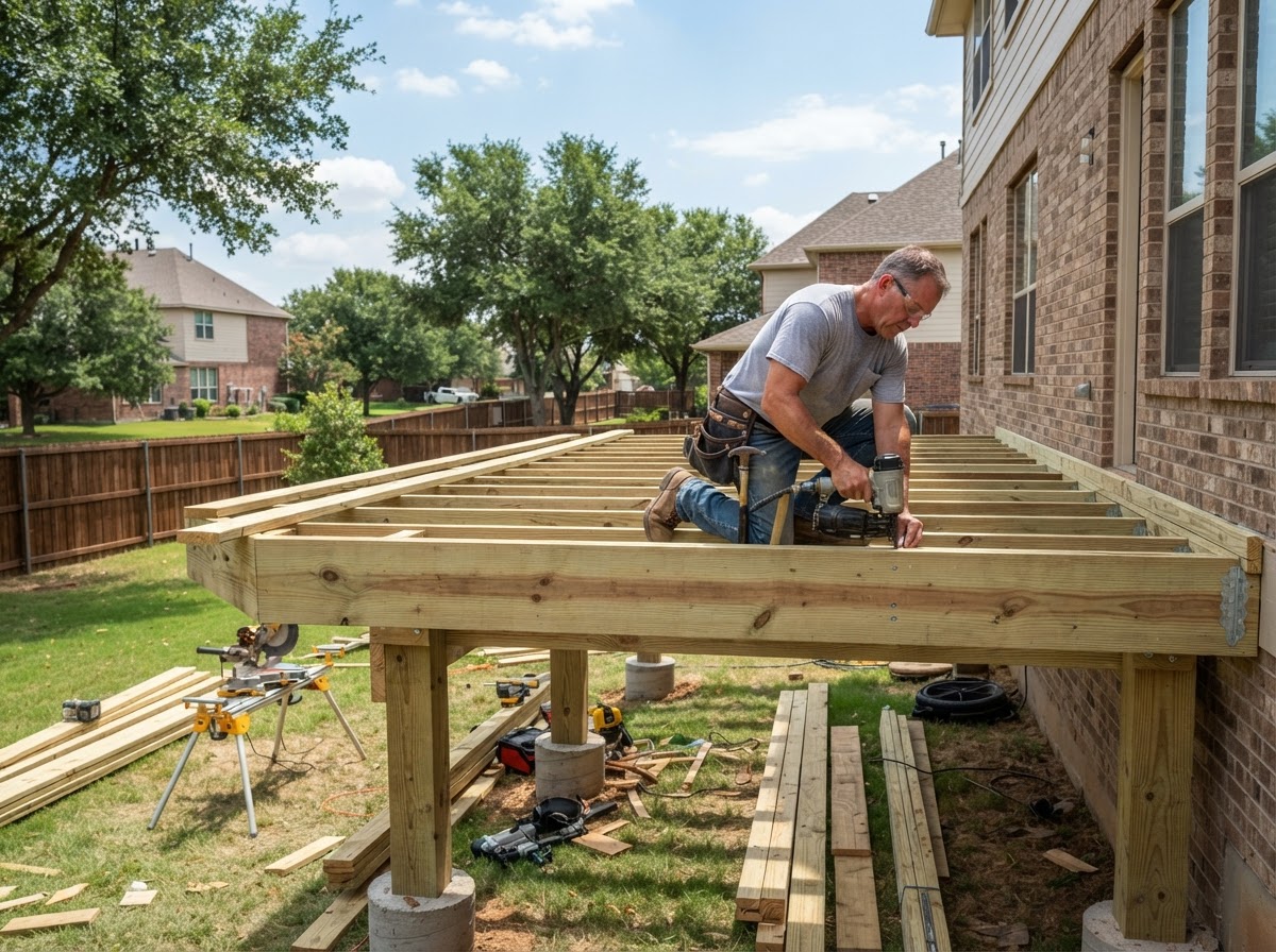 deck construction in Murphy TX