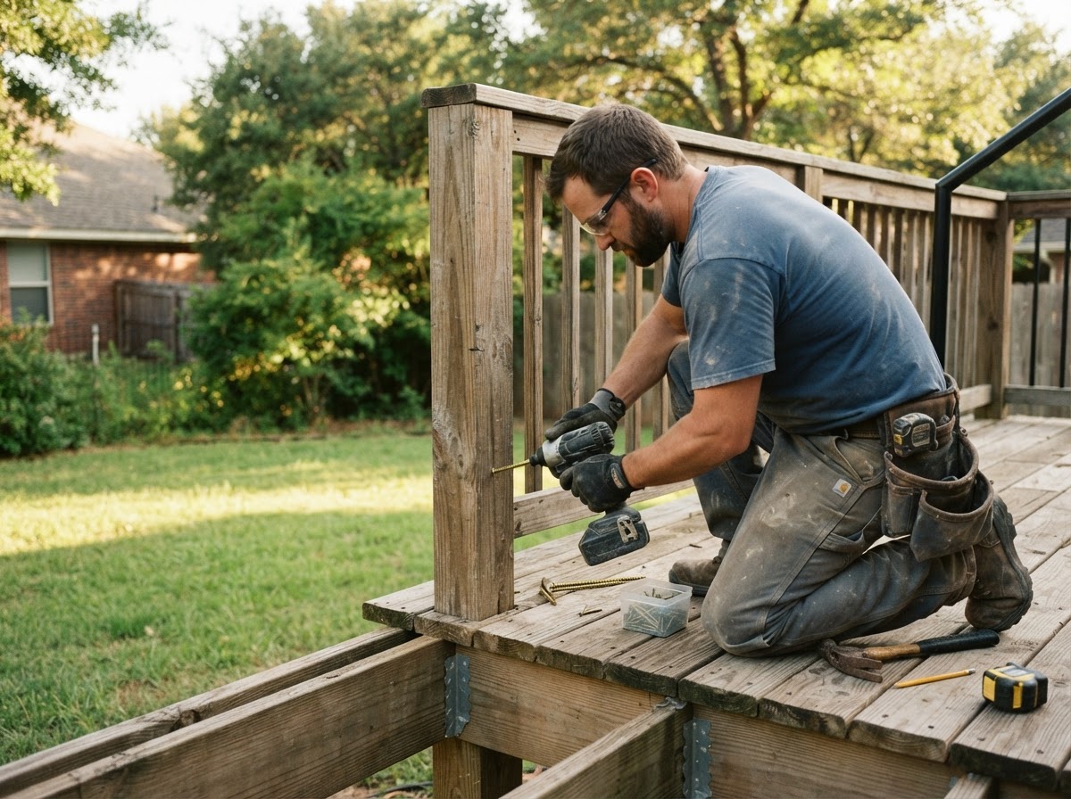deck railing repair in Sachse TX