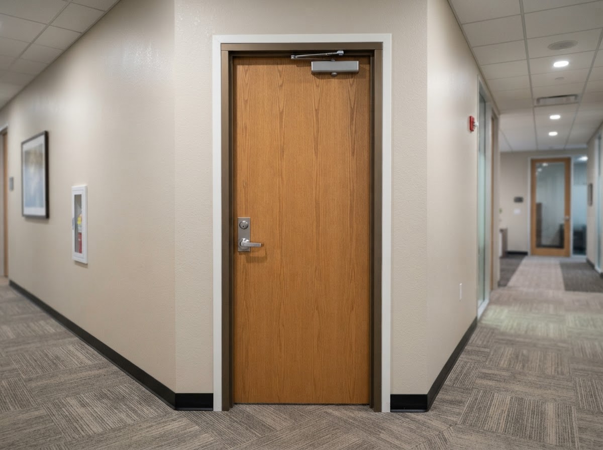 commercial door and trim installation in Sachse TX