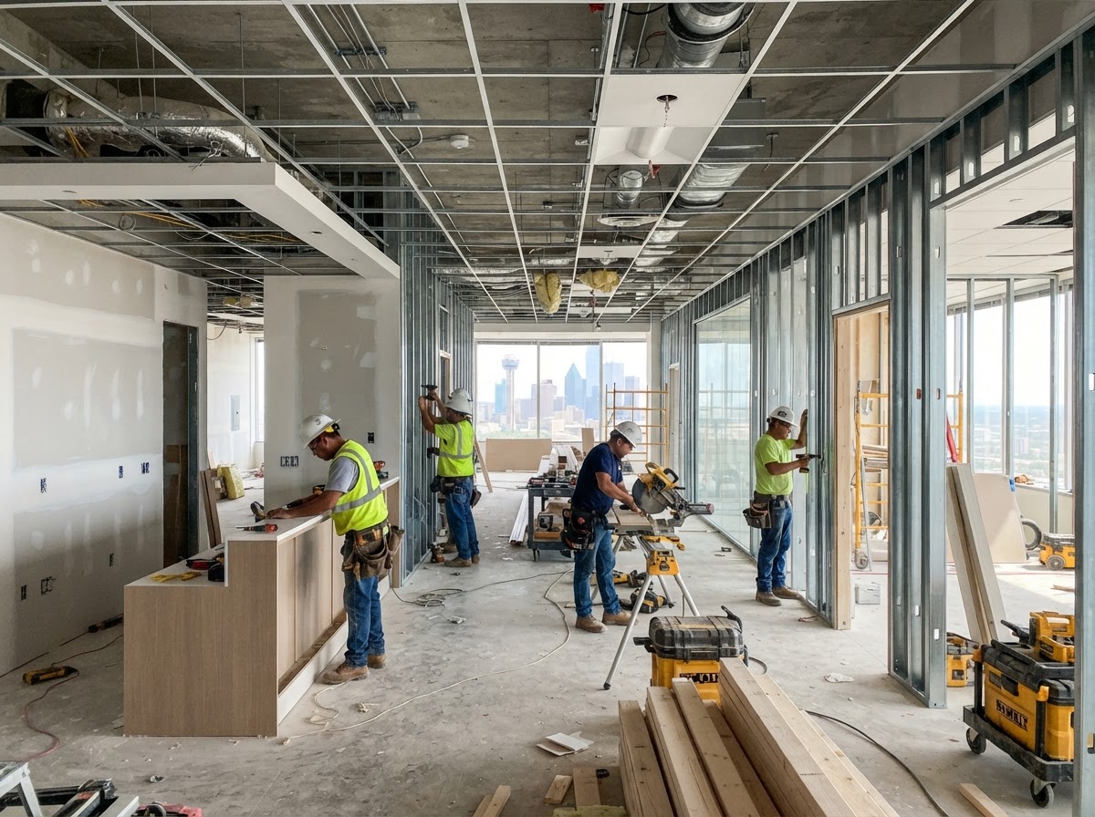 commercial carpentry in Sachse TX