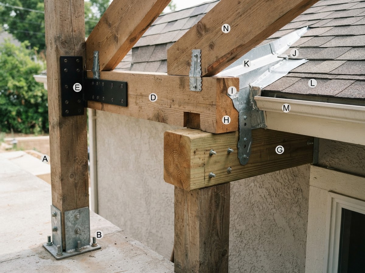 patio covers detail in Murphy TX