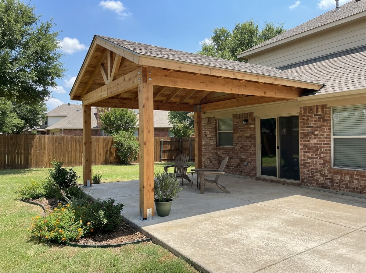 patio cover construction in Sachse TX