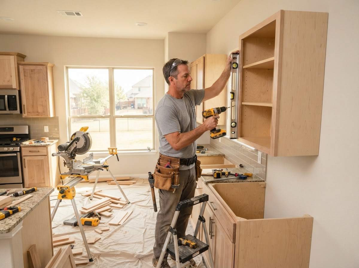 custom kitchen cabinets in Sachse TX