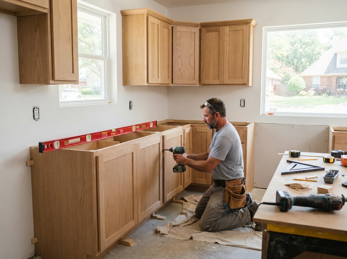 cabinet installation in Sachse TX