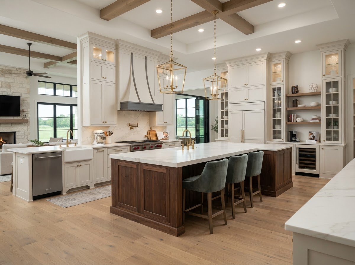 custom cabinetry installed in a Parker TX home