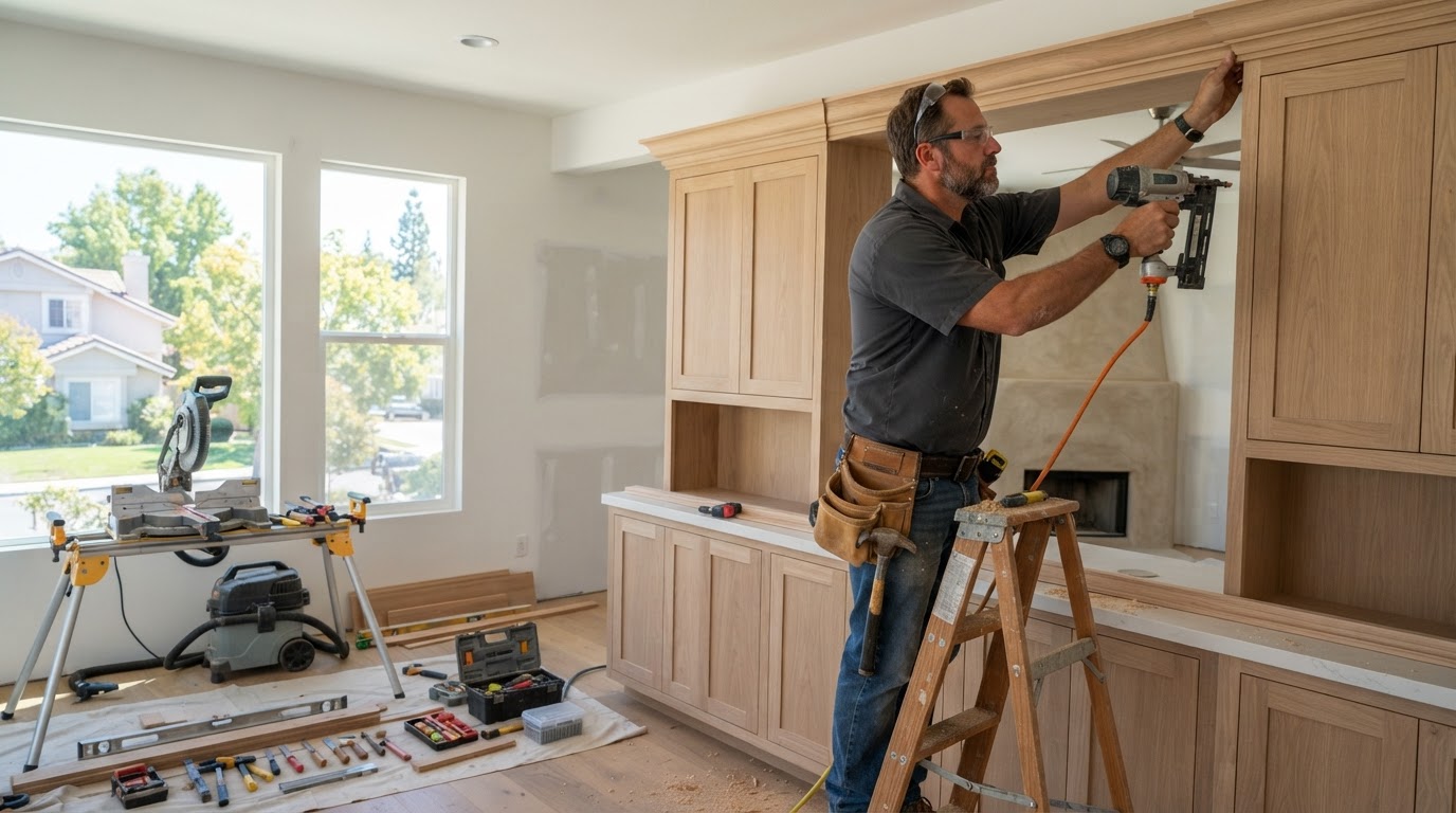 Custom carpentry for homes within the Pico Rivera service area