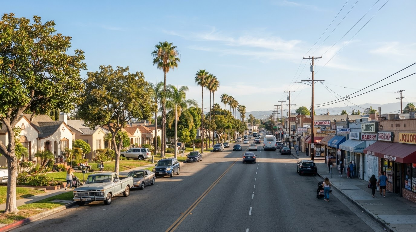 Southern California properties within the Pico Rivera Carpenters service area