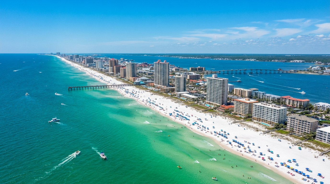 Panama City, Florida cityscape